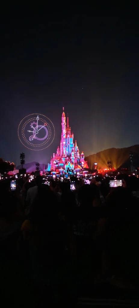 spectacle château disneyland
